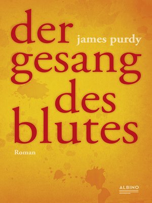 cover image of Der Gesang des Blutes
